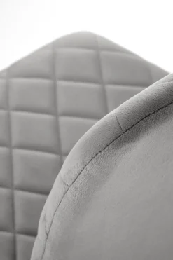 Krzesło Uferyn Velvet szary