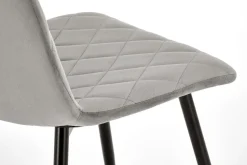 Krzesło Uferyn Velvet szary