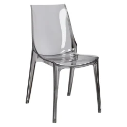 Krzesło Vanity dymione z tworzywa