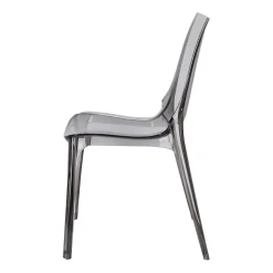 Krzesło Vanity dymione z tworzywa