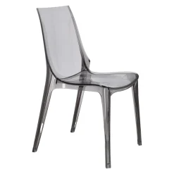 Krzesło Vanity dymione z tworzywa