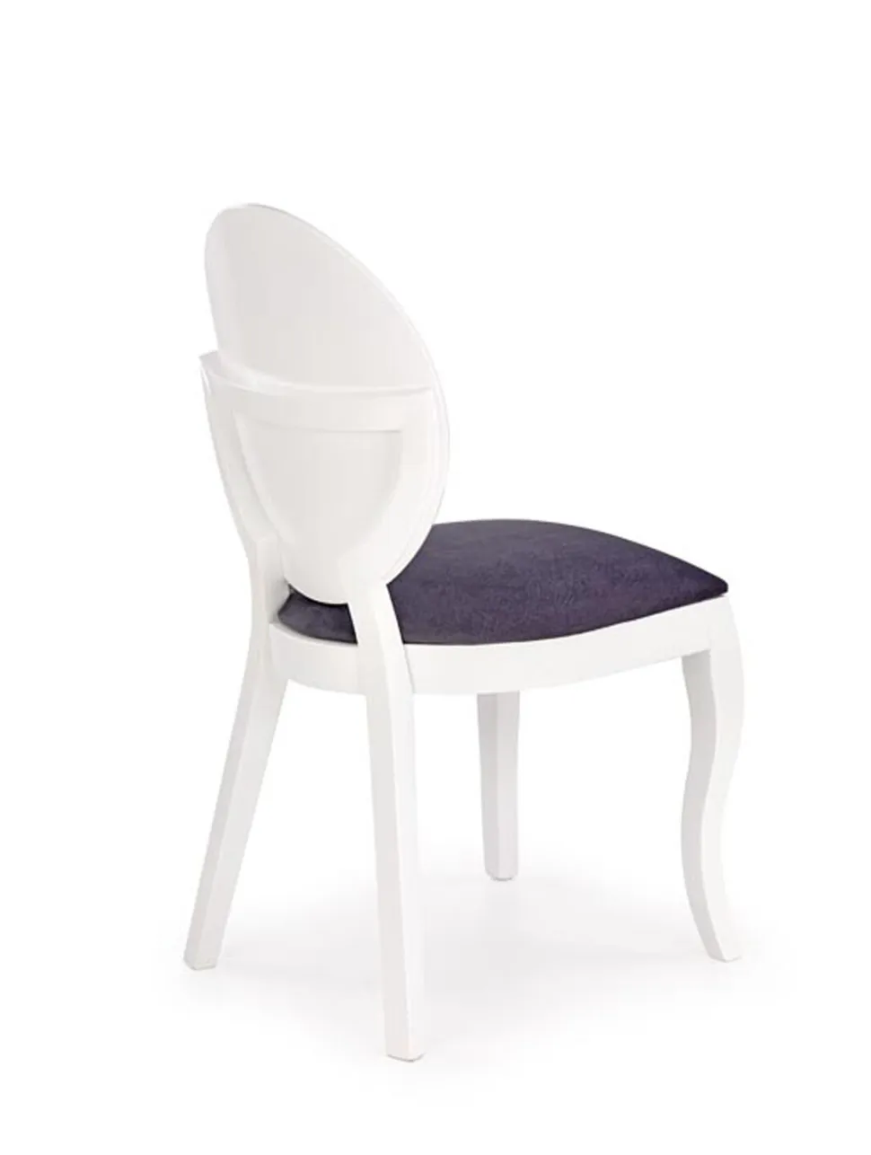 Krzesło Verdi białe/szara poduszka