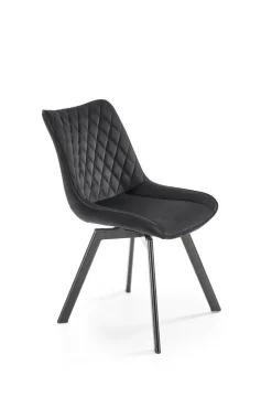 Krzesło Veroniq czarne przeszycia