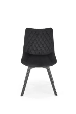Krzesło Veroniq czarne przeszycia