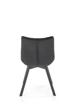 Krzesło Veroniq czarne przeszycia
