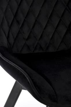 Krzesło Veroniq czarne przeszycia