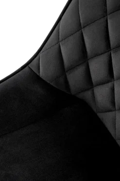 Krzesło Veroniq czarne przeszycia