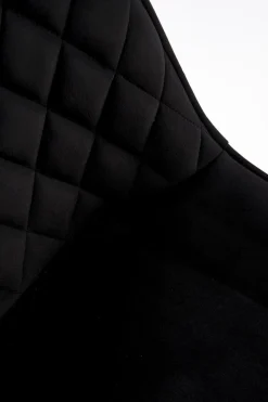 Krzesło Veroniq czarne przeszycia