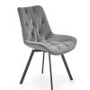 Krzesło Veroniq szare pikowane
