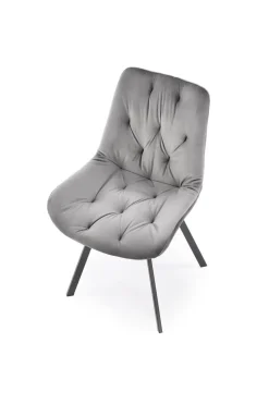 Krzesło Veroniq szare pikowane