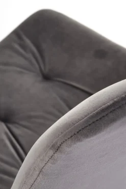 Krzesło Veroniq szare pikowane