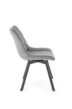 Krzesło Veroniq szare przeszycia