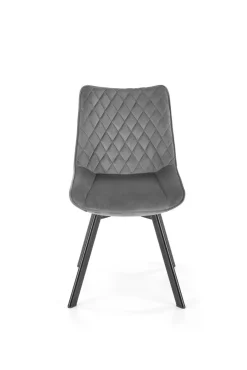 Krzesło Veroniq szare przeszycia