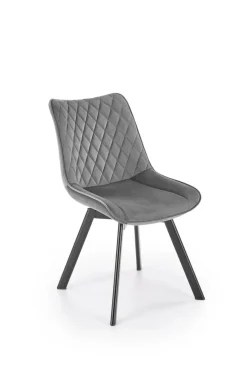 Krzesło Veroniq szare przeszycia