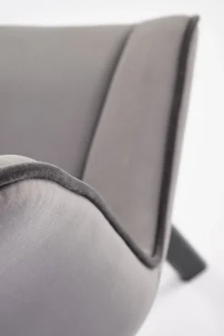 Krzesło Veroniq szare przeszycia