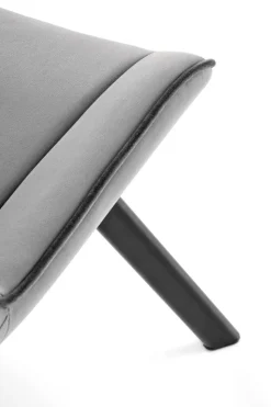 Krzesło Veroniq szare przeszycia