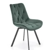 Krzesło Veroniq zielone pikowane