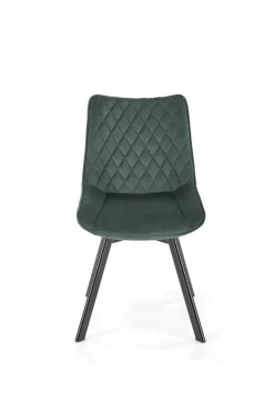 Krzesło Veroniq zielone przeszycia
