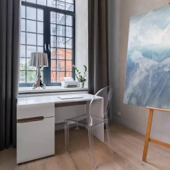 Krzesło Viki inspirowane Victoria Ghost transparentne z tworzywa