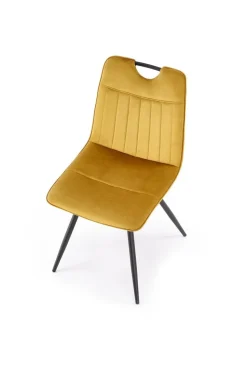 Krzesło Vivia musztardowe