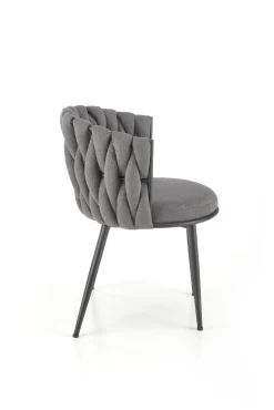 Krzesło Wendy szare/czarne