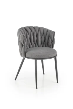 Krzesło Wendy szare/czarne