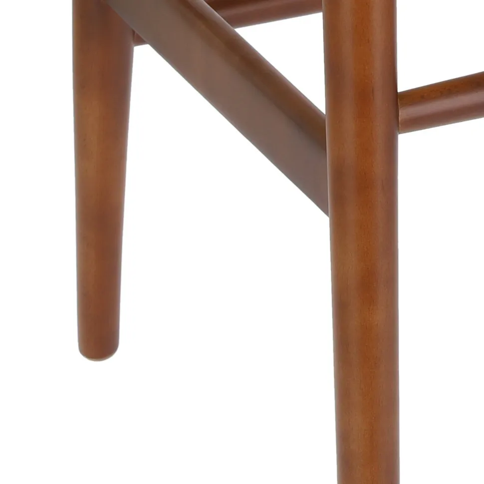 Krzesło Wicker Color naturalny/ciemny brązowy inspirowane Wishbone