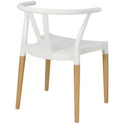 Krzesło Wicker PP Simplet białe skandynawskie