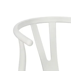 Krzesło Wicker PP Simplet białe skandynawskie