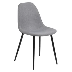 Krzesło Wilma Light Grey 21 tapicerowane