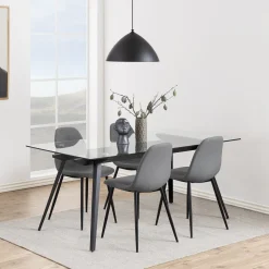 Krzesło Wilma Light Grey 21 tapicerowane