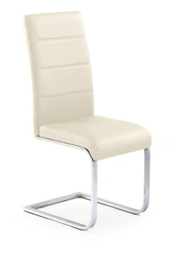 Krzesło Yvone kremowe/chrom