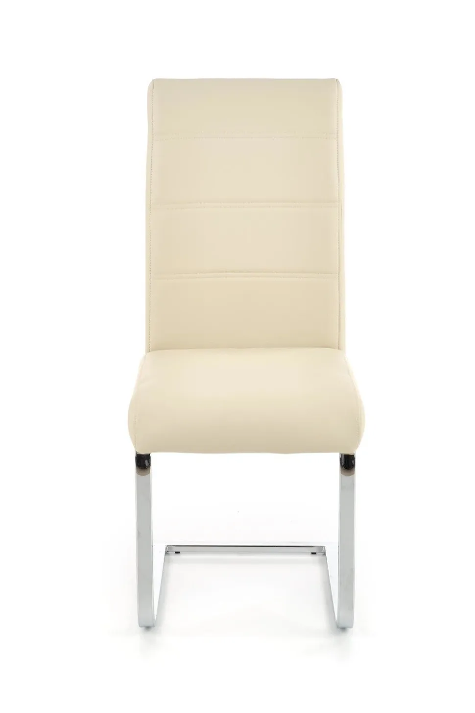 Krzesło Yvone kremowe/chrom