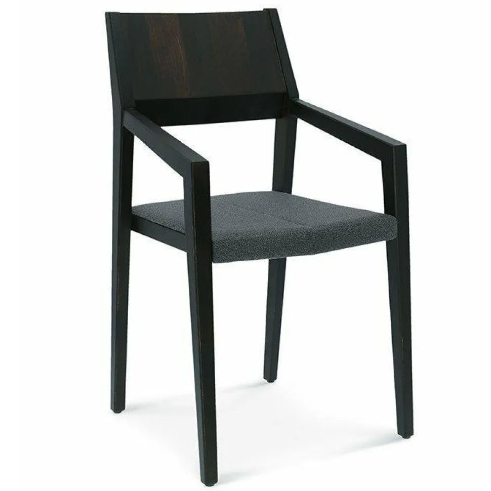 Krzesło z podłokietnikami Arcos CATA dąb standard