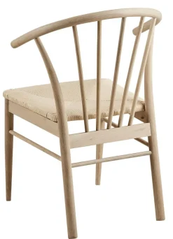 Krzesło z podłokietnikami Cassandra naturalne