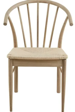 Krzesło z podłokietnikami Cassandra naturalne