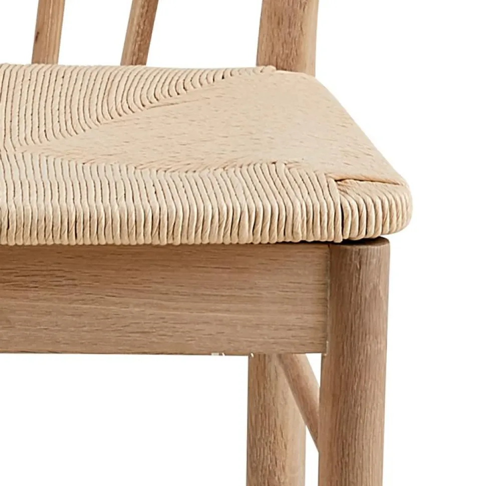 Krzesło z podłokietnikami Cassandra naturalne