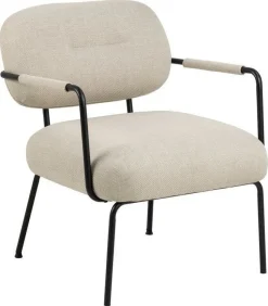 Krzesło z podłokietnikami Dillon beżowe