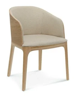 Krzesło z podłokietnikami Fameg Arch B-1801 dąb CATA standard