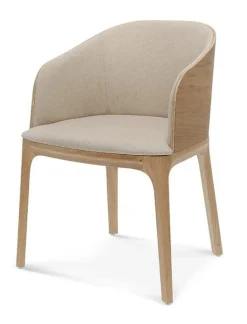 Krzesło z podłokietnikami Fameg Arch B-1801 dąb CATA standard