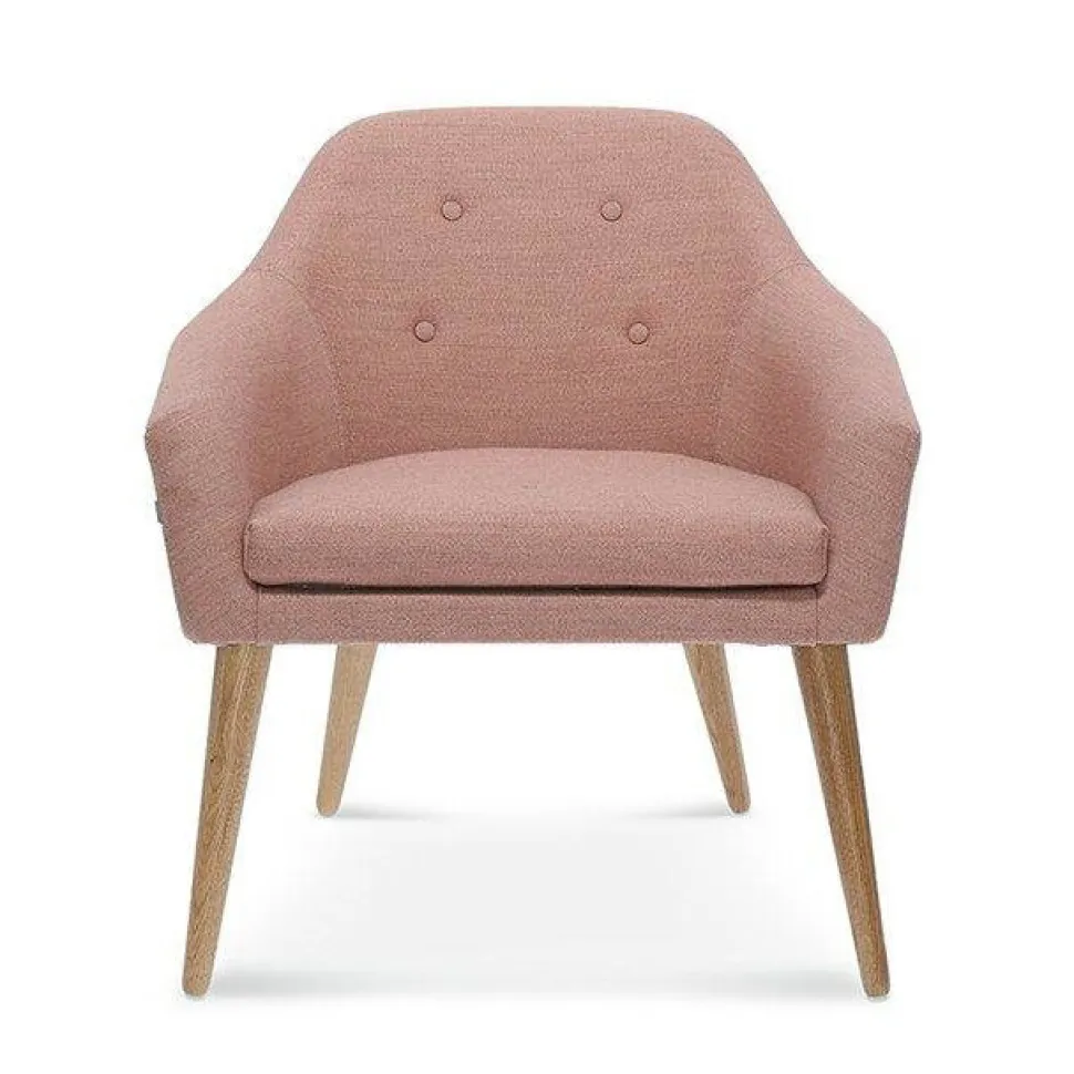 Krzesło z podłokietnikami Fameg Shell B-1234 CATD dąb premium