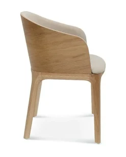 Krzesło z podłokietnikami Fameg Arch B-1801 dąb CATA premium