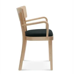Krzesło z podłokietnikami Fameg Solid B-9449 CATA dąb standard