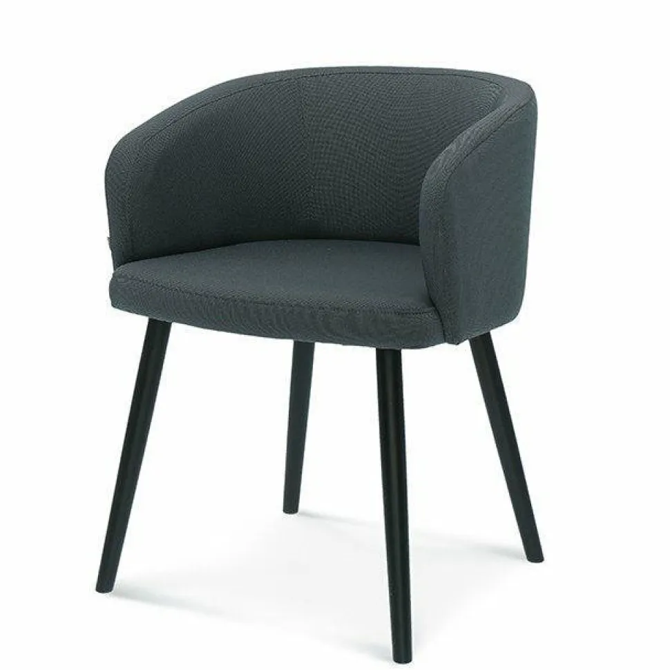 Krzesło z podłokietnikami Fameg Skip B-1524 CATA dąb premium