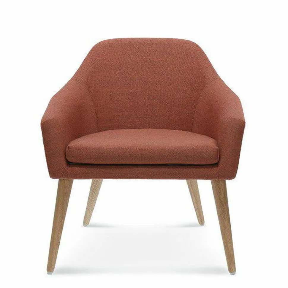 Krzesło z podłokietnikami Fameg Shell B-1234 CATA buk premium