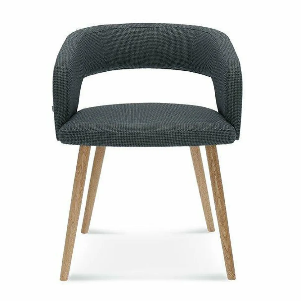 Krzesło z podłokietnikami Fameg Cube B-1523 CATB buk standard