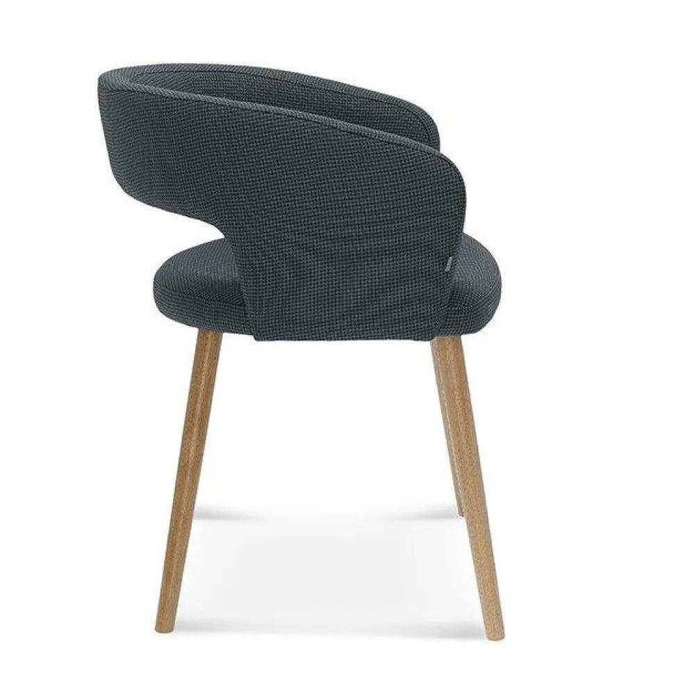 Krzesło z podłokietnikami Fameg Cube B-1523 CATB buk standard