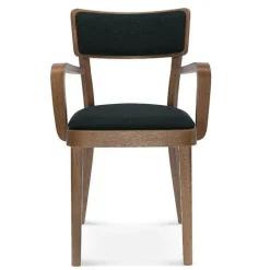 Krzesło z podłokietnikami Fameg Solid B-9449/1 CATL2 dąb premium