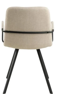 Krzesło z podłokietnikami Selina beżowe