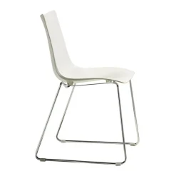 Krzesło Zebra antracyt sledge z tworzywa